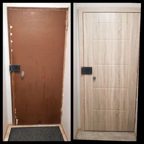  Замена панели входной двери в чехове